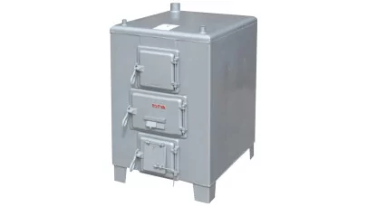 Totya Klasszik-2 vegyestüzelésű kazán, szigetelés nélkül, huzatszabályzóval, hőmérővel 30 kW