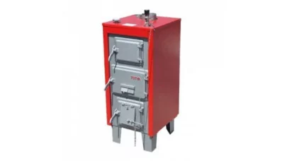 Totya S33 B vegyestüzelésű kazán, szigeteléssel, huzatszabályzóval, hőmérővel 33 kW
