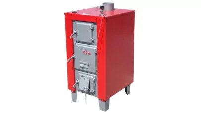 Totya S48 B vegyestüzelésű kazán, szigeteléssel, huzatszabályzóval, hőmérővel 48 kW
