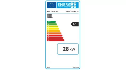 Totya VR28 B vízrostélyos vegyestüzelésű kazán, szigeteléssel, huzatszabályzóval, hőmérővel 28 kW 2.