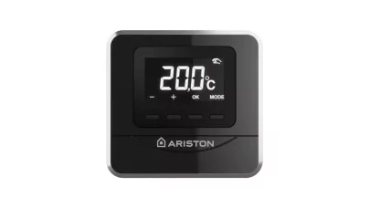 Ariston Cube S RF szobatermosztát, vezeték nélküli, fekete