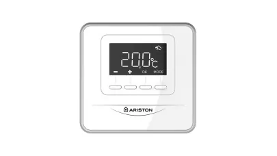 Ariston Cube S RF szobatermosztát, vezeték nélküli, fehér