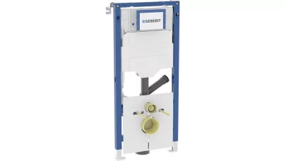 Geberit Duofix fali WC szerelőelem, 112 cm, Sigma 12 cm-es falsík alatti öblítőtartállyal, csatla
