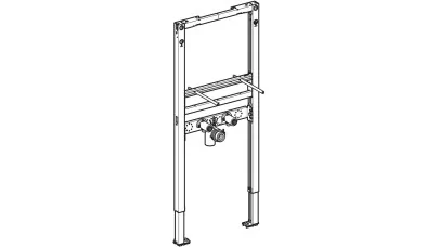 Geberit Duofix mosdó szerelőelem, 112 cm, álló csaptelephez 2.
