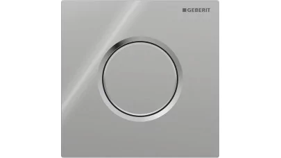 Geberit vizeldevezérlés pneumatikus működtetéssel, 01-es típusú működtetőlap, round, fényes króm