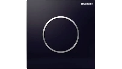 Geberit vizeldevezérlés pneumatikus, 10-es típusú működtetőlap, round, fekete