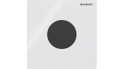 Geberit vizeldevezérlés 01-es típusú, elektronikus öblítéssel, elemes, round, alpin fehér