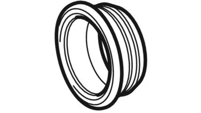 Geberit tömítőmandzsetta, d50/58 mm, fekete 2.