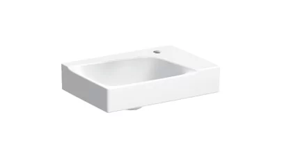 Geberit Xeno2 kézmosó 40 x 12.5 x 28 cm, jobb csaplyuk