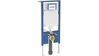 Geberit Duofix fali WC szerelőelem, 114 cm, Sigma 8 cm-es falsík alatti öblítőtartállyal