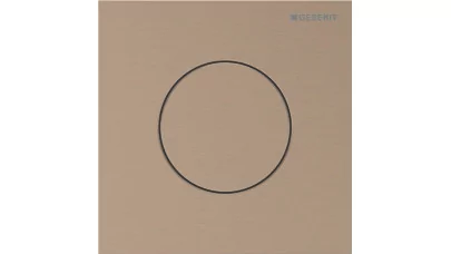 Geberit vizeldevezérlés pneumatikus, 40-es típusú működtetőlap, round, vörös arany/szálcsiszolt,
