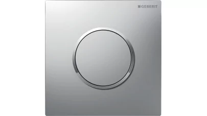 Geberit vizeldevezérlés pneumatikus, 10-es típusú működtetőlap, round, matt króm/fényes króm, ea
