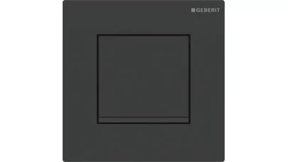 Geberit vizeldevezérlés 20-as típusú, pneumatikus működtetéssel, square, fekete