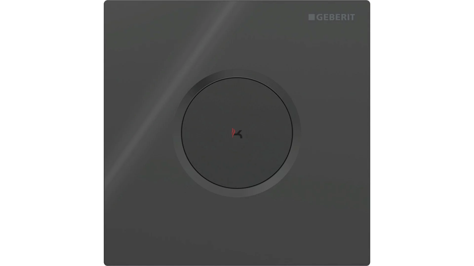 Geberit vizeldevezérlés 01-es típusú, elektronikus öblítéssel, elemes, round, fekete RAL 9005 (Gyártói cikkszám: 116.031.DW.5)