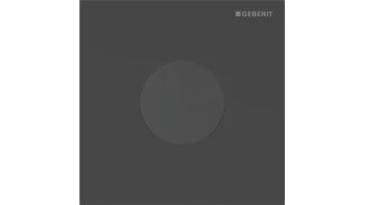 Geberit vizeldevezérlés elektronikus, elemes, 40-es típusú működtetőlap, round, matt fekete/easy- 2.