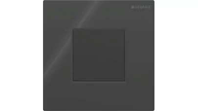 Geberit vizeldevezérlés 01-es típusú, elektronikus öblítéssel, hálózati, square, fekete RAL 9005