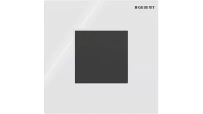 Geberit vizeldevezérlés 01-es típusú, elektronikus öblítéssel, elemes, square, alpin fehér