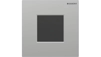 Geberit vizeldevezérlés 01-es típusú, elektronikus öblítéssel, elemes, square, matt króm/easy-to-