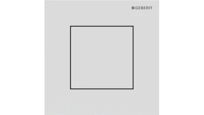 Geberit vizeldevezérlés pneumatikus, 40-es típusú működtetőlap, square, matt fehér/easy-to-clean