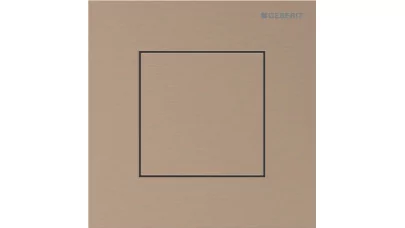 Geberit vizeldevezérlés pneumatikus, 40-es típusú működtetőlap, square, vörös arany/szálcsiszolt