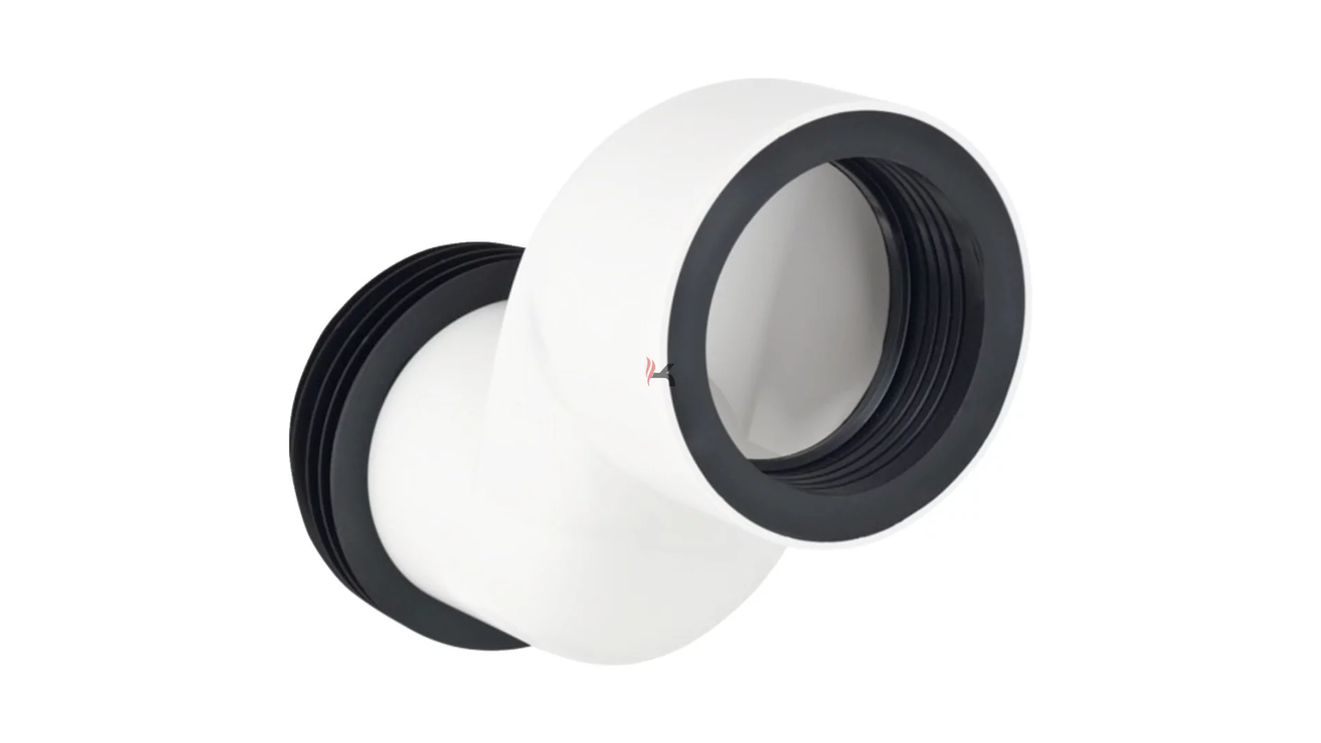 Geberit szifoncsatlakozó fali WC hez, 7 cm-es elhúzással, alpin fehér (Gyártói cikkszám: 131.108.11.1)