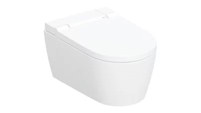 Geberit AquaClean Sela komplett higiéniai berendezés, fali WC vel: WC kerámia: matt fehér, Design