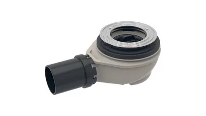 Geberit zuhanytálca lefolyó d90, vízzár magasság 50 mm, PE lefolyó: d40 mm, szifon csatlakozó PE-