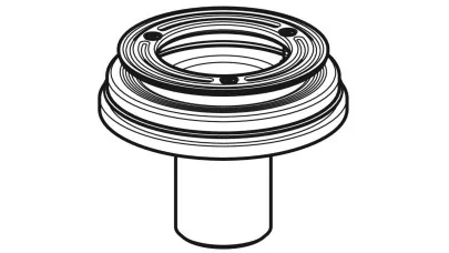 Geberit zuhanytálca lefolyó d90, födém átvezetéshez, bűzzár nélkül, szelepfedéllel, d50 mm 2.