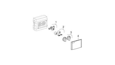 Geberit felsőrész készet Compact elosztóegységhez