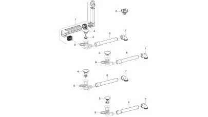 Geberit szifon csatlakozó: d32, G 1 1/4", alpin fehér