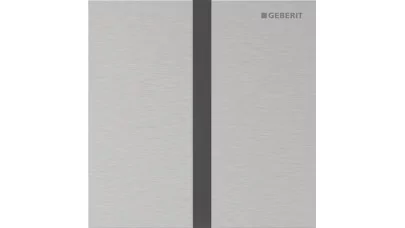 Geberit vizeldevezérlés IR, 40-es típusú működtetőlap, square, szálcsiszolt, easy-to-clean bev