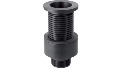 Geberit zsinórmenetes kifolyószelep, RG52x1/6", G 1 1/4", D7 cm, fekete