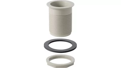 Geberit zsinórmenetes kifolyószelep, RG60x1/8", D7 cm, szürke RAL 7032