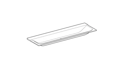 Geberit Xeno2 mosdók szekrényhez, 160x15x48 cm, csaplyuk nélkül, túlfolyó nélkül, Varicor® 2.