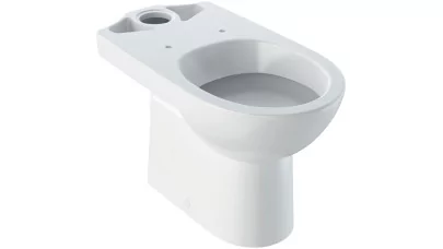 Geberit Selnova álló WC, monoblokkos kivitel, mélyöblítésű, hátsó kifolyású, részben zárt forma,