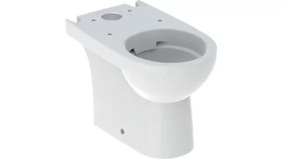 Geberit Selnova Compact álló WC, monoblokkos kivitel, mélyöblítésű, hátsó kifolyású, részben zárt