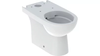 Geberit Selnova álló WC, monoblokkos kivitel, mélyöblítésű, univerzális kifolyású, részben zárt f
