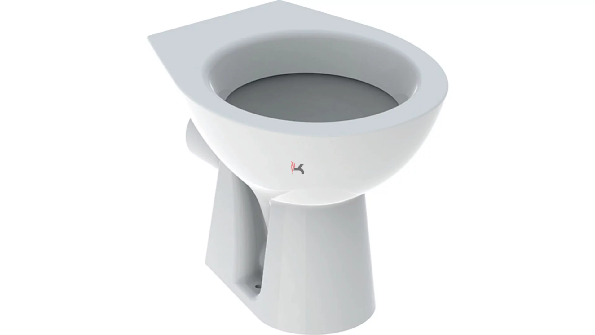 Geberit Bambini álló WC gyermekek részére, mélyöblítésű, 40,5 cm, ülőke rögzítési lyukak nélkül (Gyártói cikkszám: 500.930.00.1)