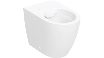 Geberit iCon álló WC, falhoz illeszkedő, hátsó kifolyású, Rimfree, 56 cm, fehér
