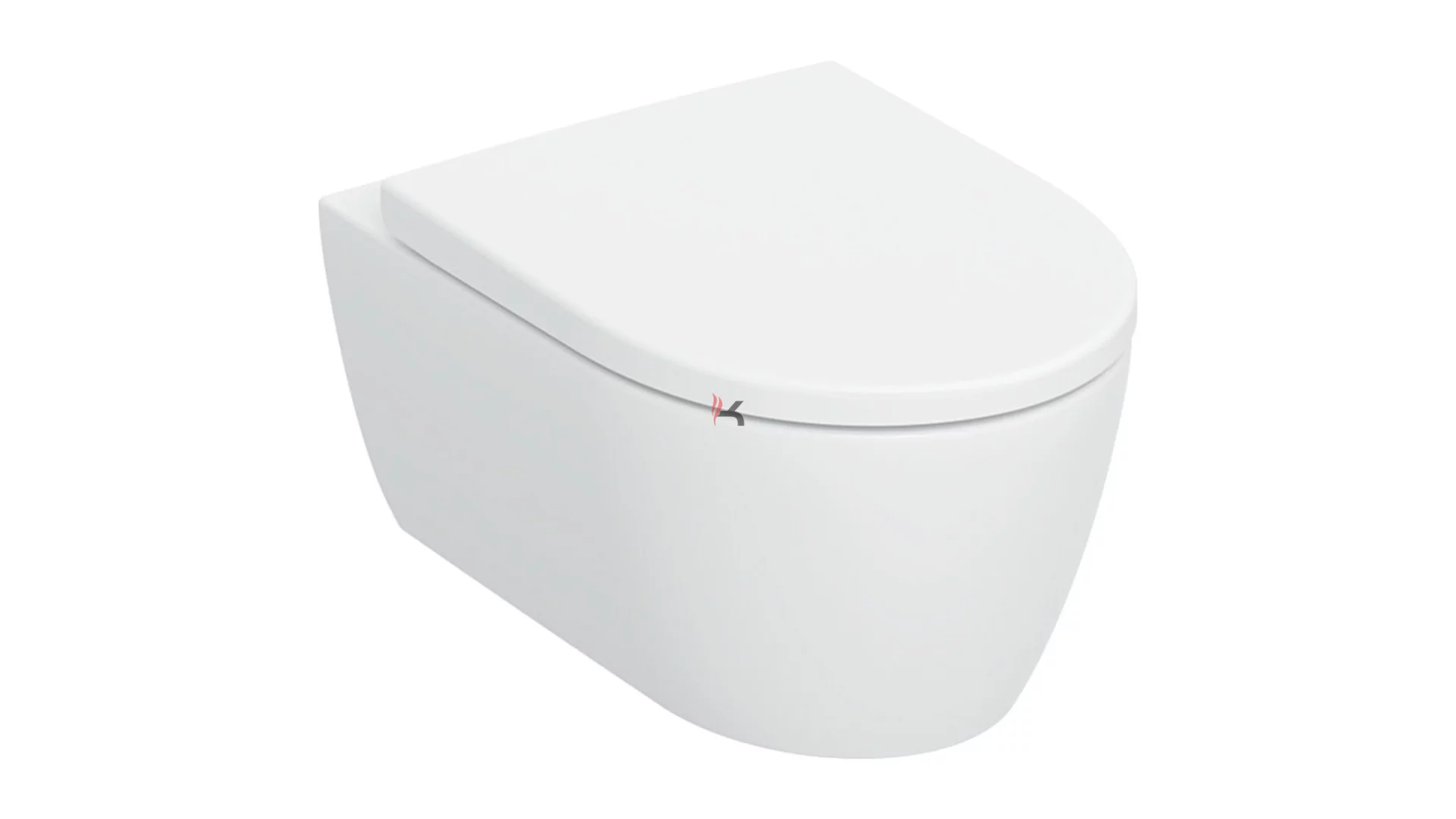Geberit iCon fali WC mélyöblítésű készet, zárt forma, TurboFlush, WC ülőkével, 53cm, lecsapódásg (Gyártói cikkszám: 503.046.JT.1)