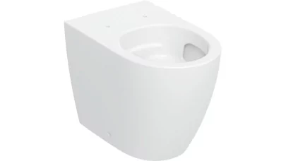 Geberit iCon álló WC mélyöblítésű, falhoz illeszkedő, zárt forma TurboFlush, 56cm, fehér/KeraTect