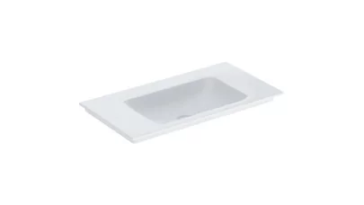 Geberit ONE mosdó alsószekrényhez, függőleges lefolyóval, 90x48 cm, csaplyuk és túlfolyó nélkül,