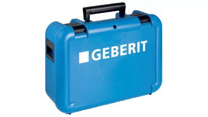 Geberit elforgatható présgyűrű koffer [1] / [2], béléssel, üres: Akrilnitril-butadén-sztirol