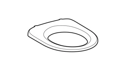 Geberit Selnova Comfort WC-ülőkarima, rozsdamentes acél zsanér, rögzítés alulról 2.